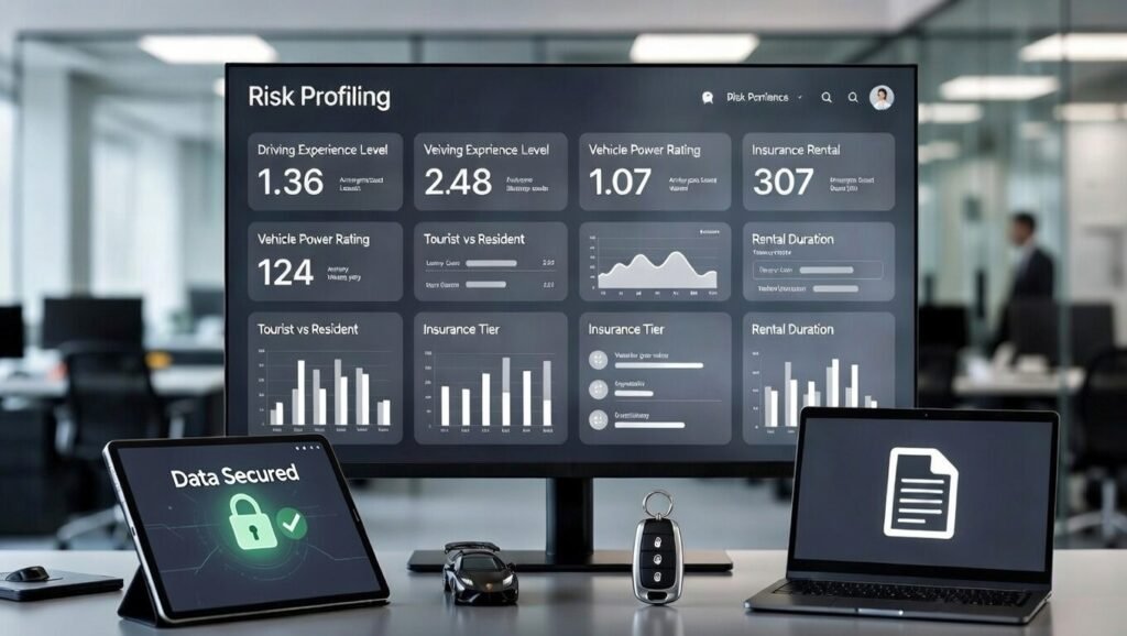 Secure data protection and legal document handling under Lamborghini rental requirements in Dubai 2026