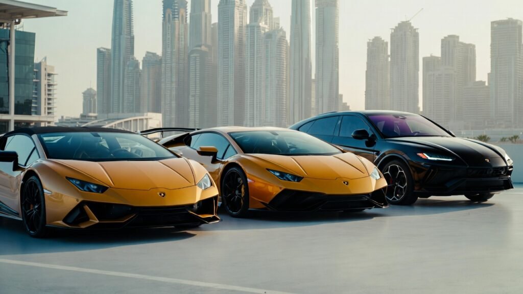 Minimum Lamborghini rental age limit in Dubai 2026 for different Lamborghini models under UAE rental rules