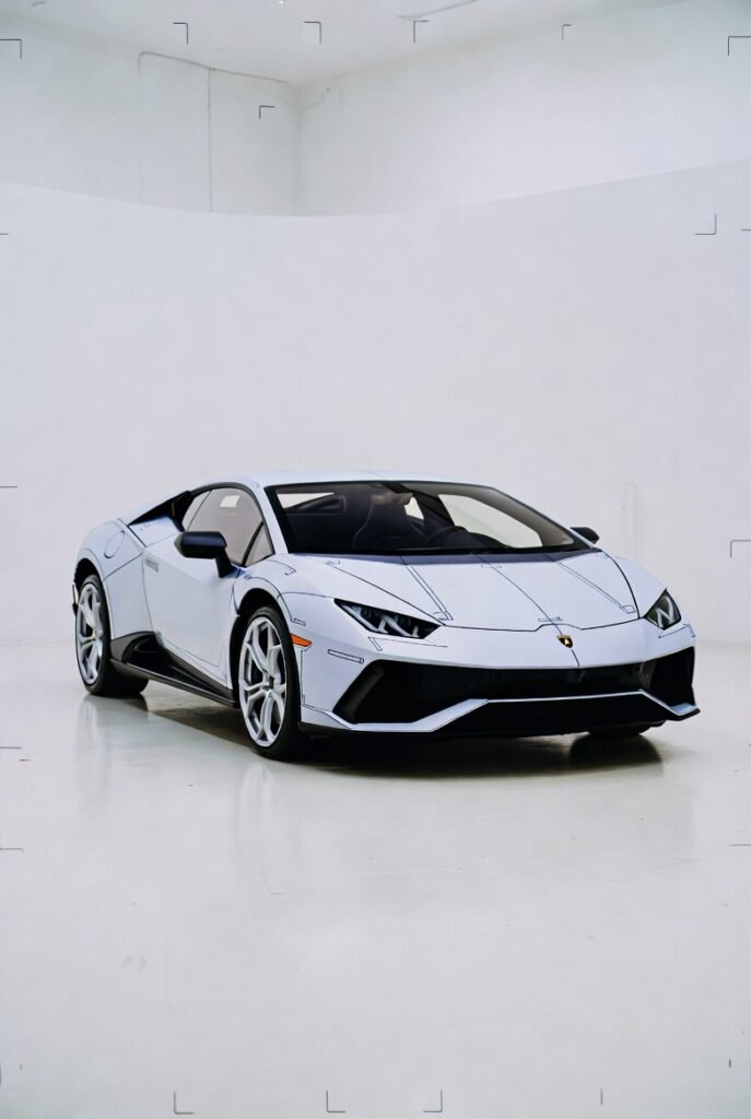 Lamborghini rental vehicle inspection system in Dubai showing pre-handover checks and condition accountability process.